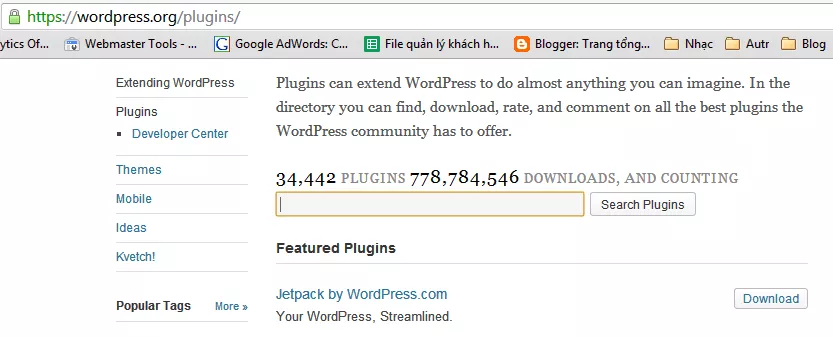co ban ve plugin wordpress