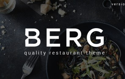 BERG Restaurant WordPress