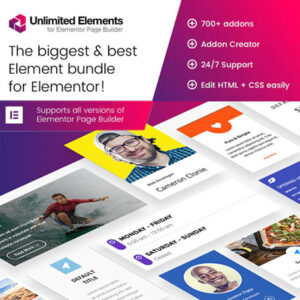 Unlimited Elements for Elementor Page Builder Premium
